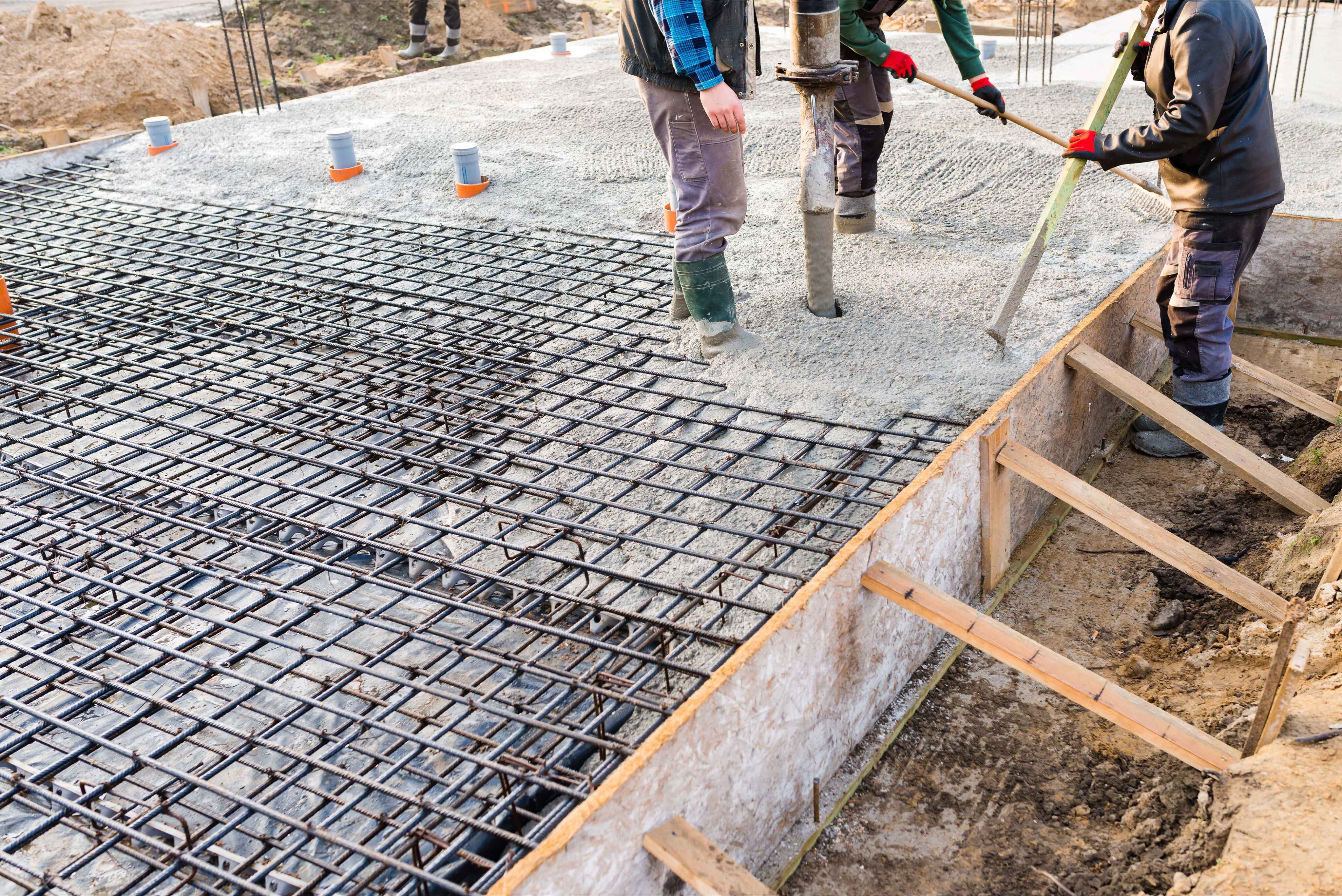 Concrete Slabs Construction Work